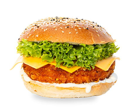 Crispy Chicken-Cheese-Burger