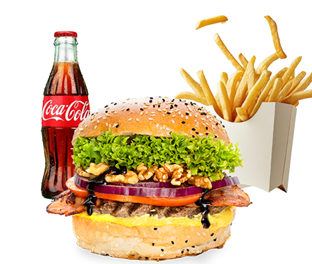 Premium-Burger Menü