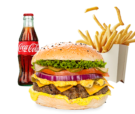 Chili-Cheeseburger Menü