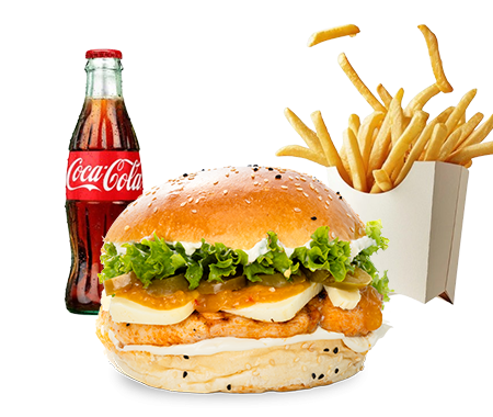 Sweet-Chili Chicken Burger Menü