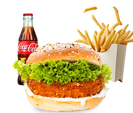 Crispy-Chicken-Burger Menü